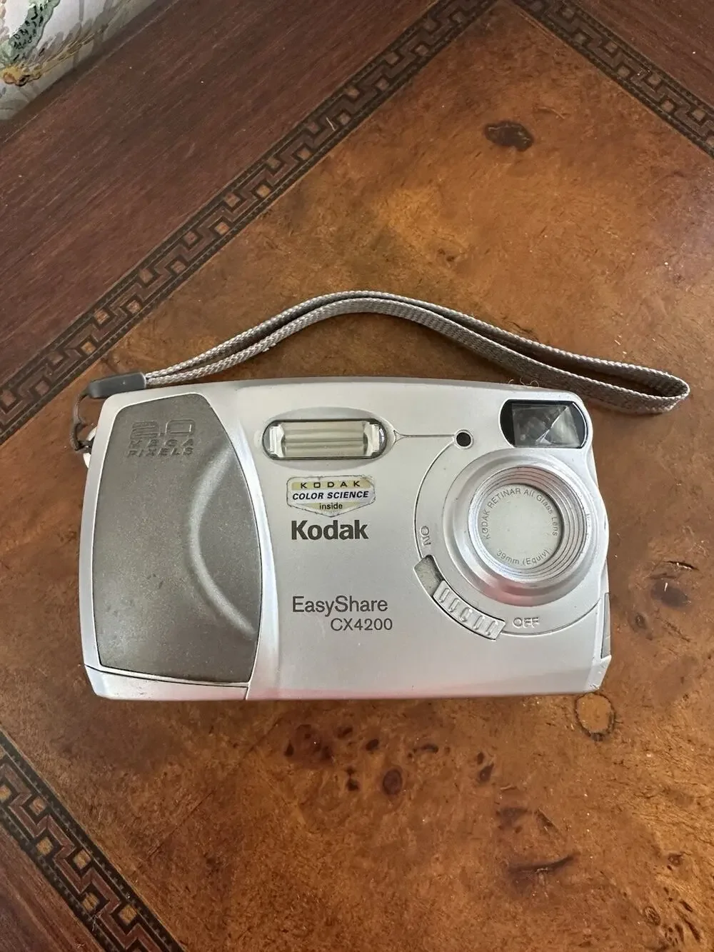 Kodak EasyShare CX4200 2.0MP Digital Camera - Silver- Not Tested